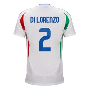 Italien Giovanni Di Lorenzo #2 Udebanetrøje EM 2024 Kort ærmer